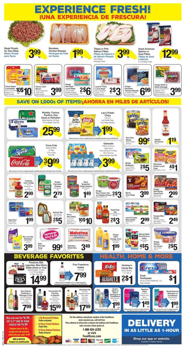 Food 4 Less Ad from 08/14/2019