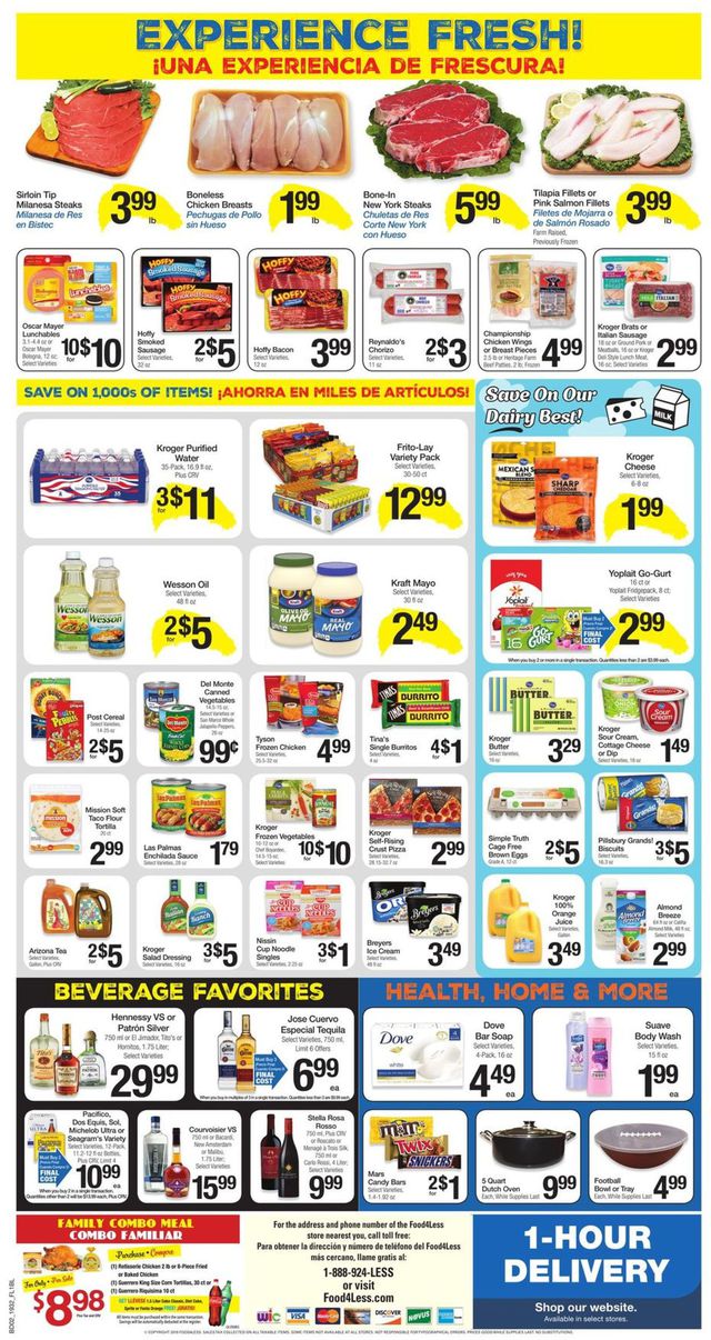 Food 4 Less Ad from 09/11/2019