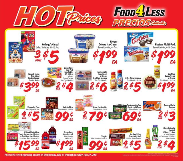 Food 4 Less Ad from 07/21/2021