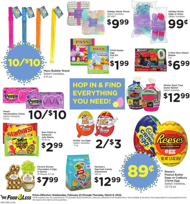 Food 4 Less Ad from 02/23/2022