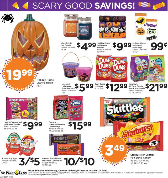 Food 4 Less Ad from 10/12/2022