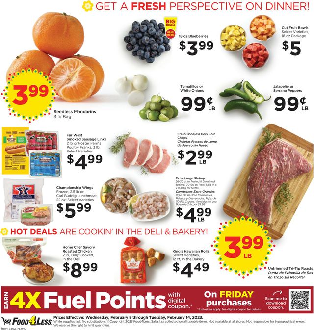 Food 4 Less Ad from 02/08/2023