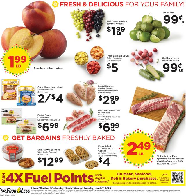 Food 4 Less Ad from 03/01/2023
