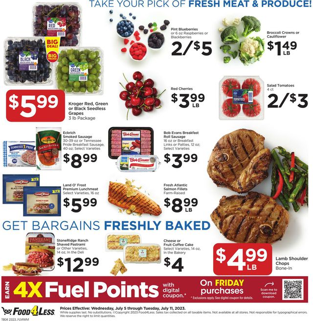 Food 4 Less Ad from 07/05/2023