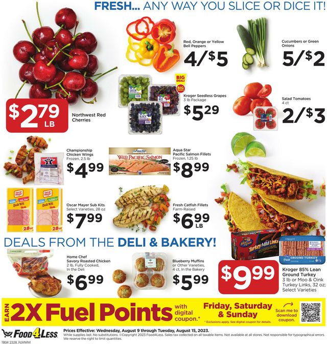 Food 4 Less Ad from 08/09/2023