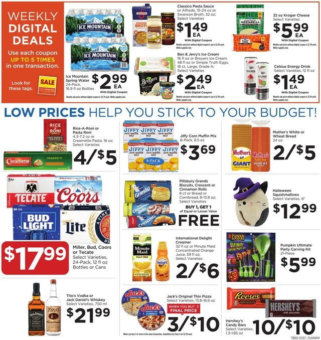 Food 4 Less Ad from 10/11/2023