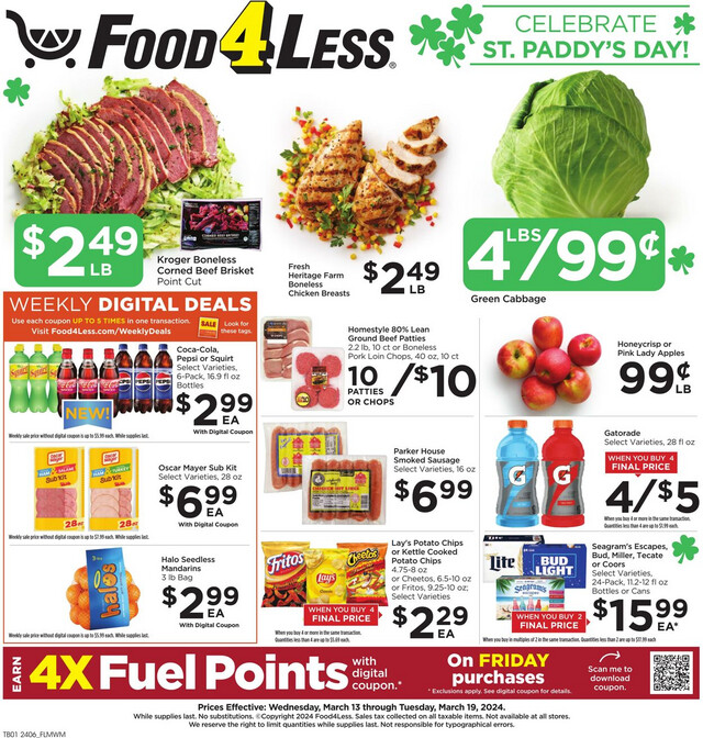 Food 4 Less Ad from 03/13/2024