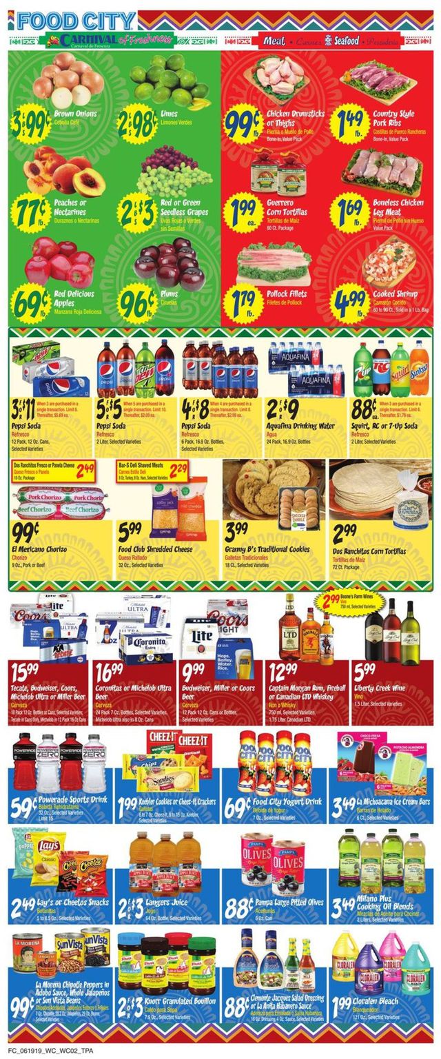 Food City Ad from 06/19/2019