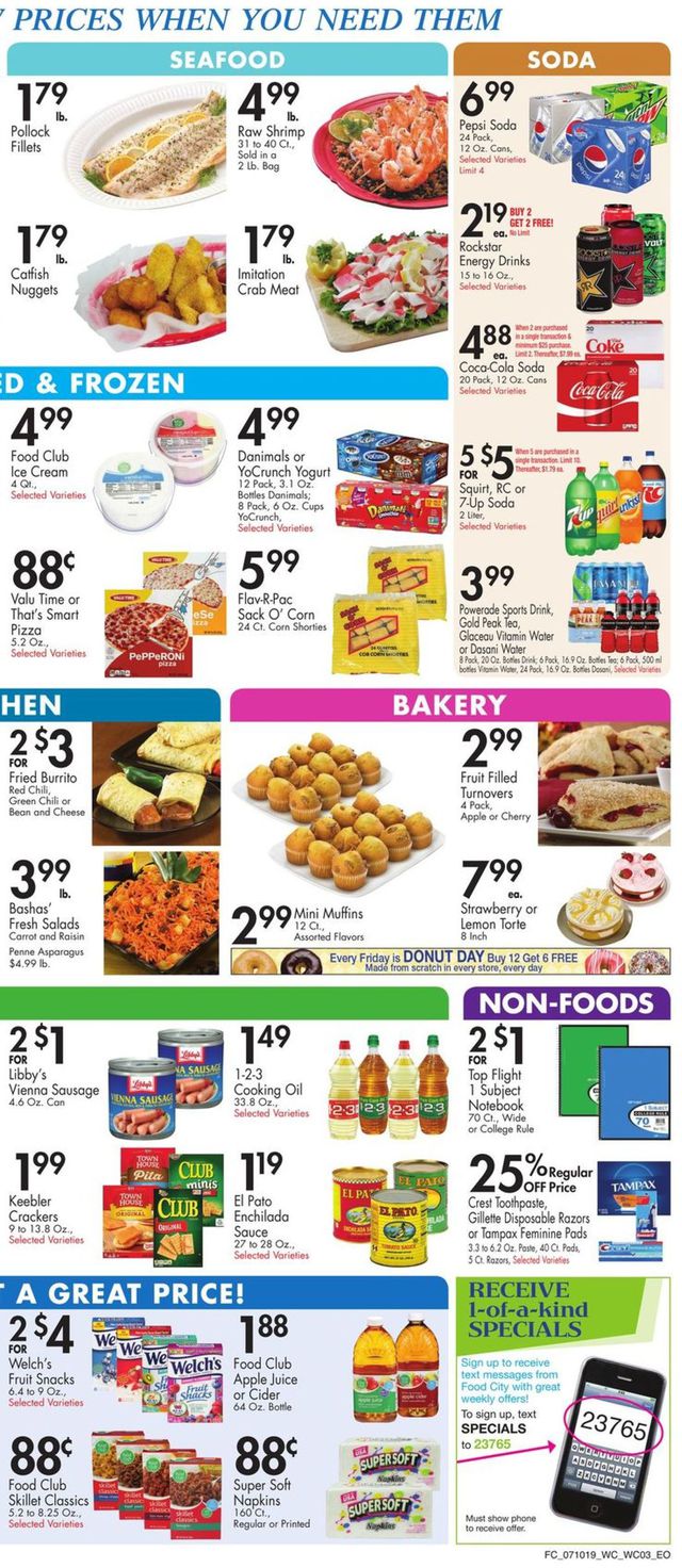 Food City Ad from 07/10/2019