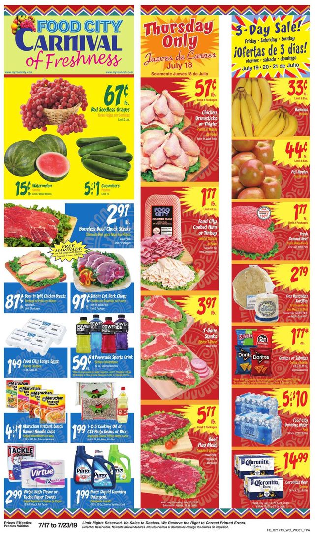 Food City Ad from 07/17/2019