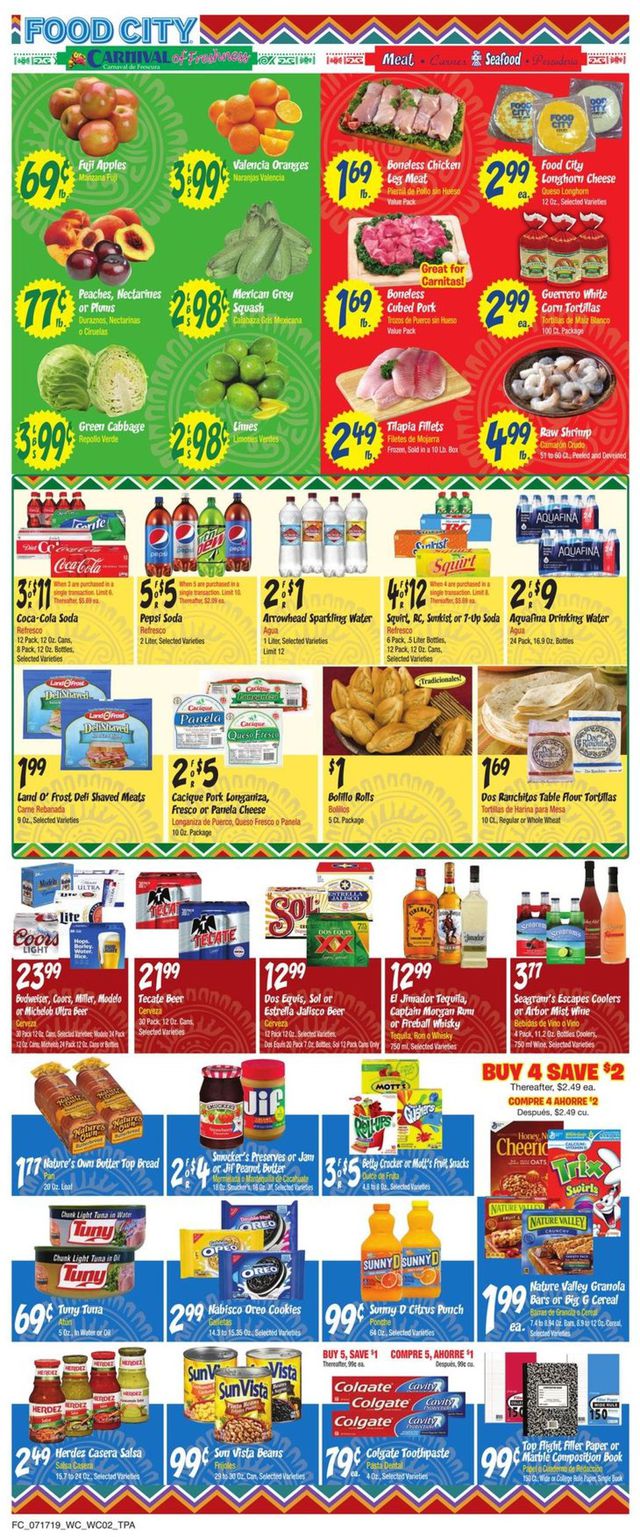 Food City Ad from 07/17/2019
