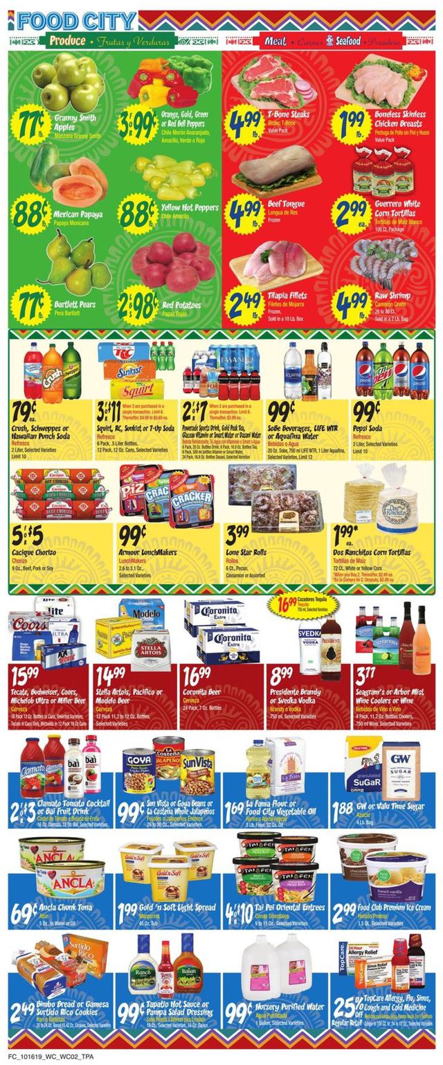 Food City Ad from 10/16/2019
