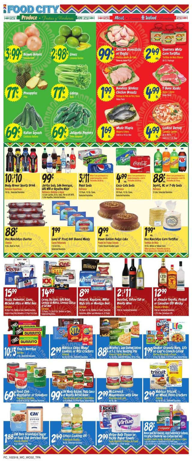 Food City Ad from 10/23/2019