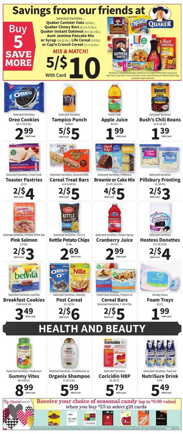 Food City Ad from 02/05/2020