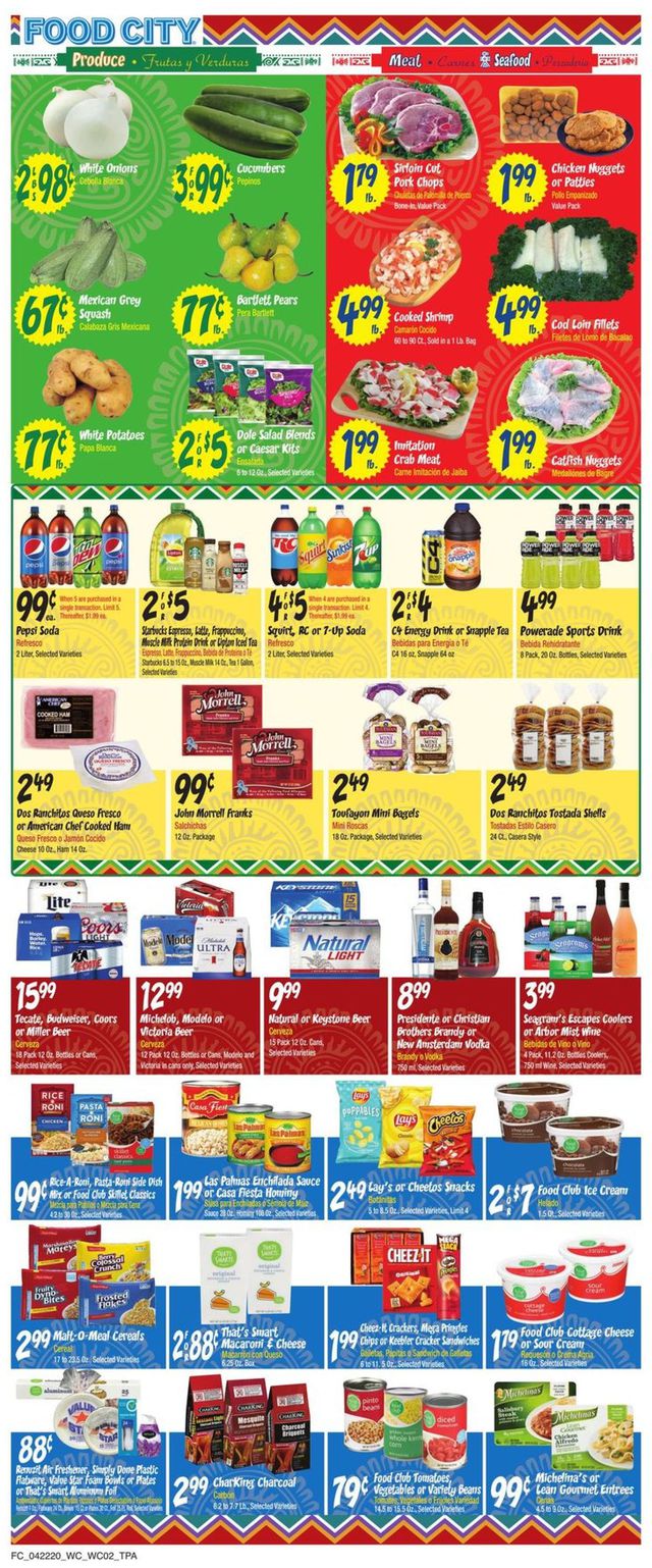 Food City Ad from 04/22/2020