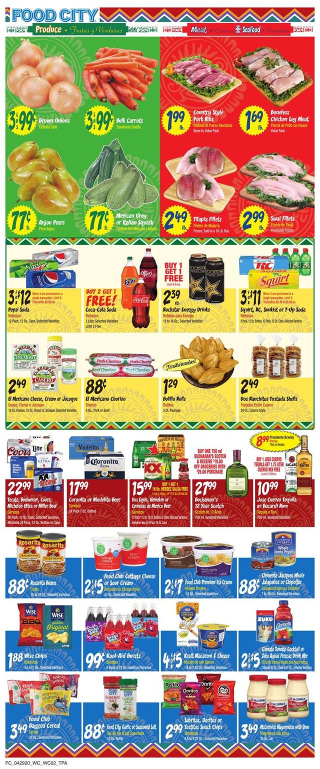 Food City Ad from 04/29/2020
