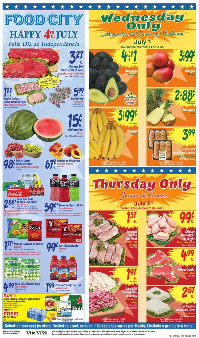 Food City Ad from 07/01/2020