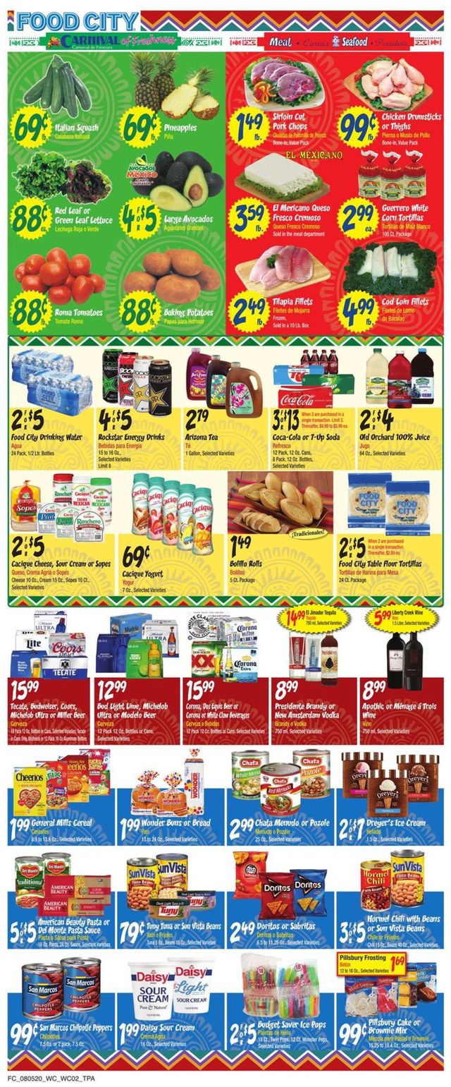 Food City Ad from 08/05/2020