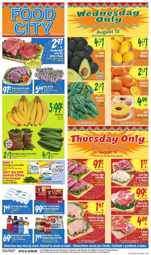 Food City Ad from 08/12/2020