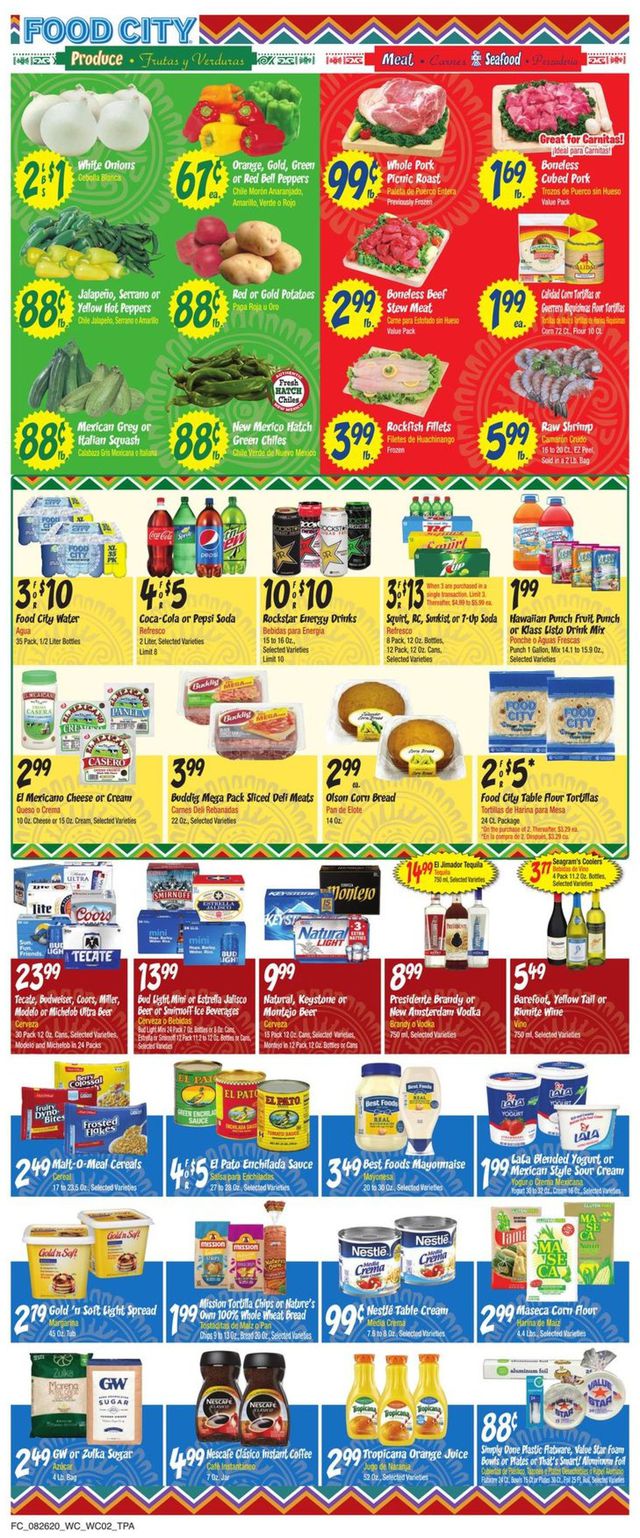 Food City Ad from 08/26/2020