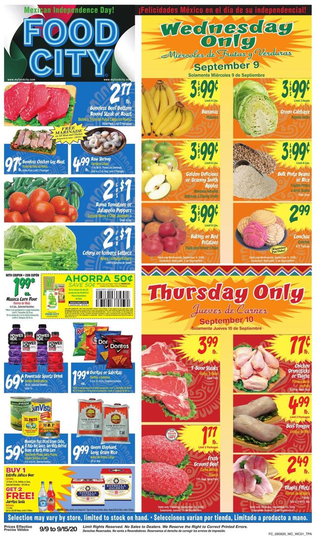 Food City Ad from 09/09/2020