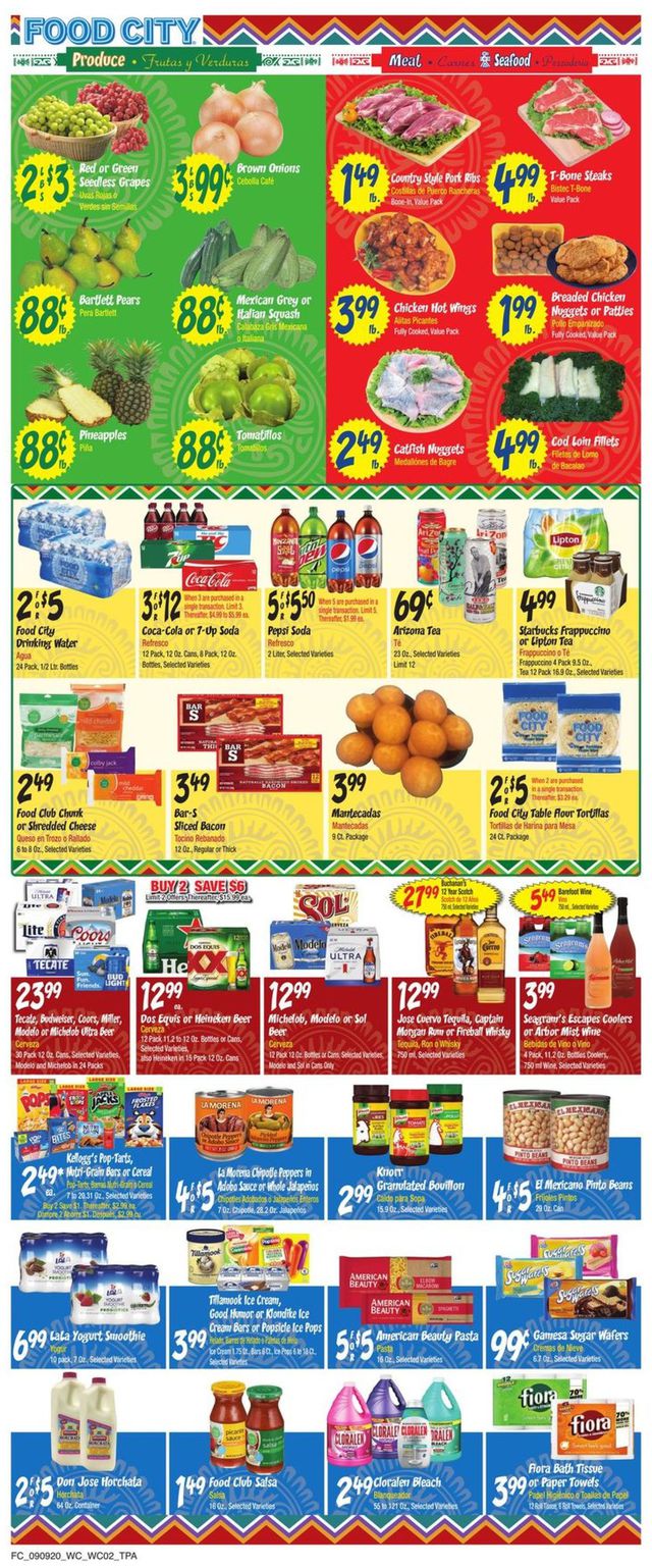Food City Ad from 09/09/2020