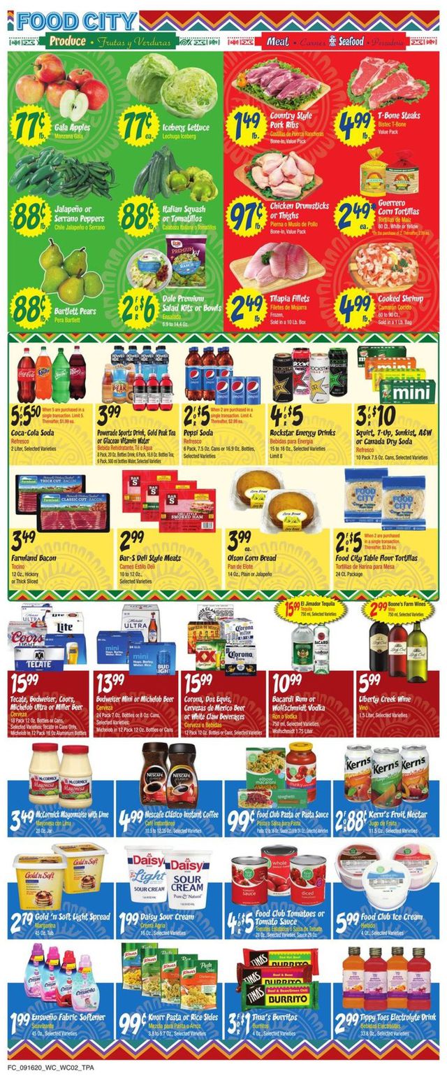 Food City Ad from 09/18/2020