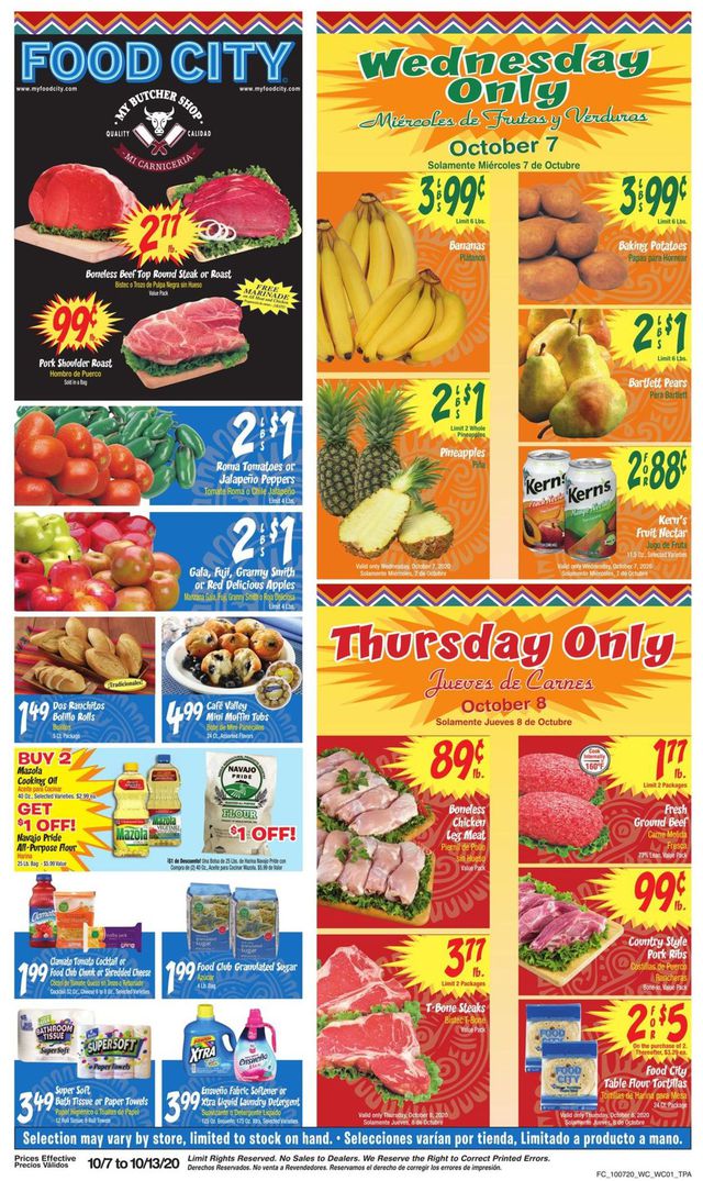 Food City Ad from 10/07/2020