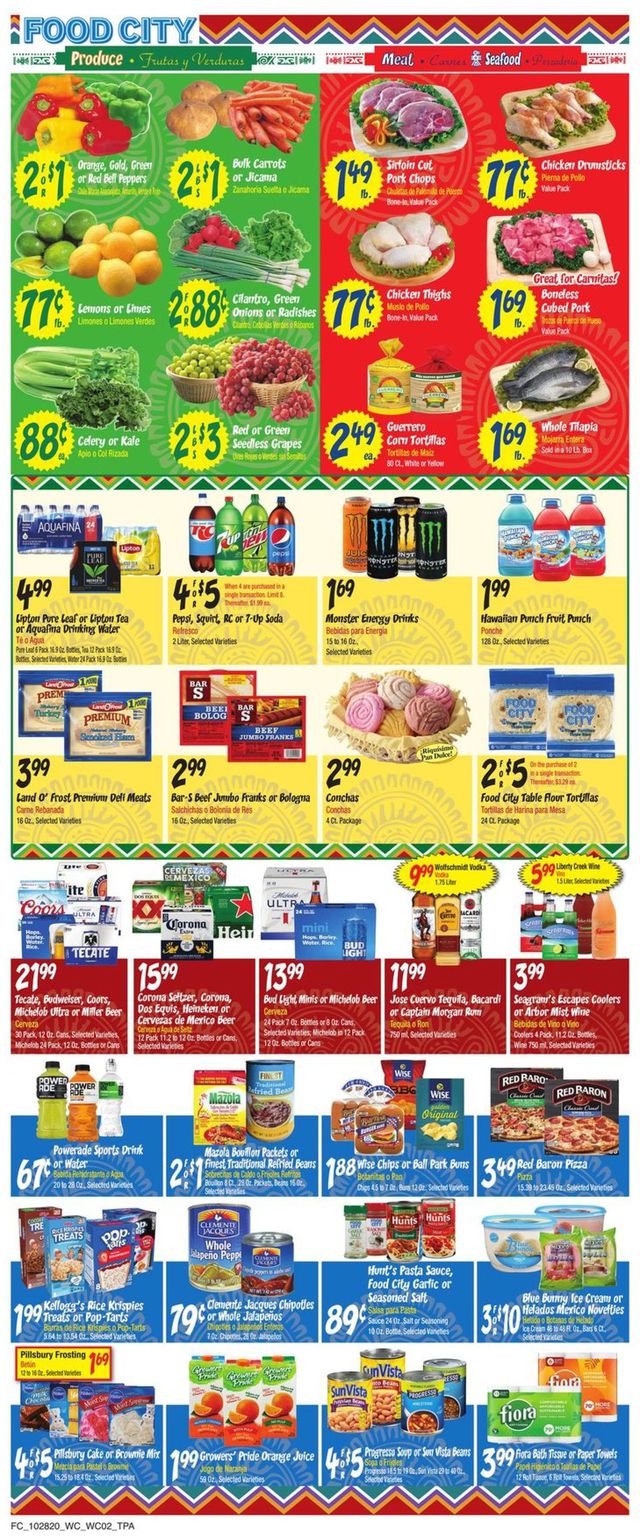 Food City Ad from 10/28/2020