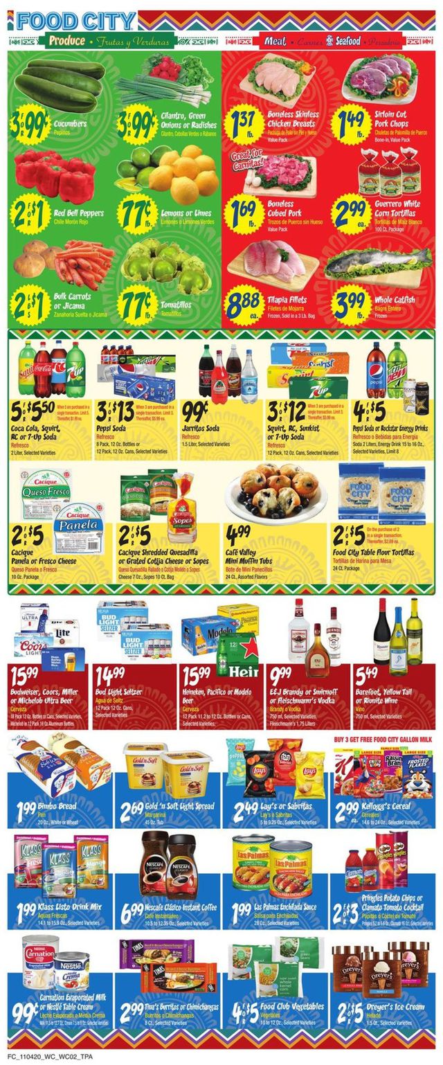 Food City Ad from 11/04/2020