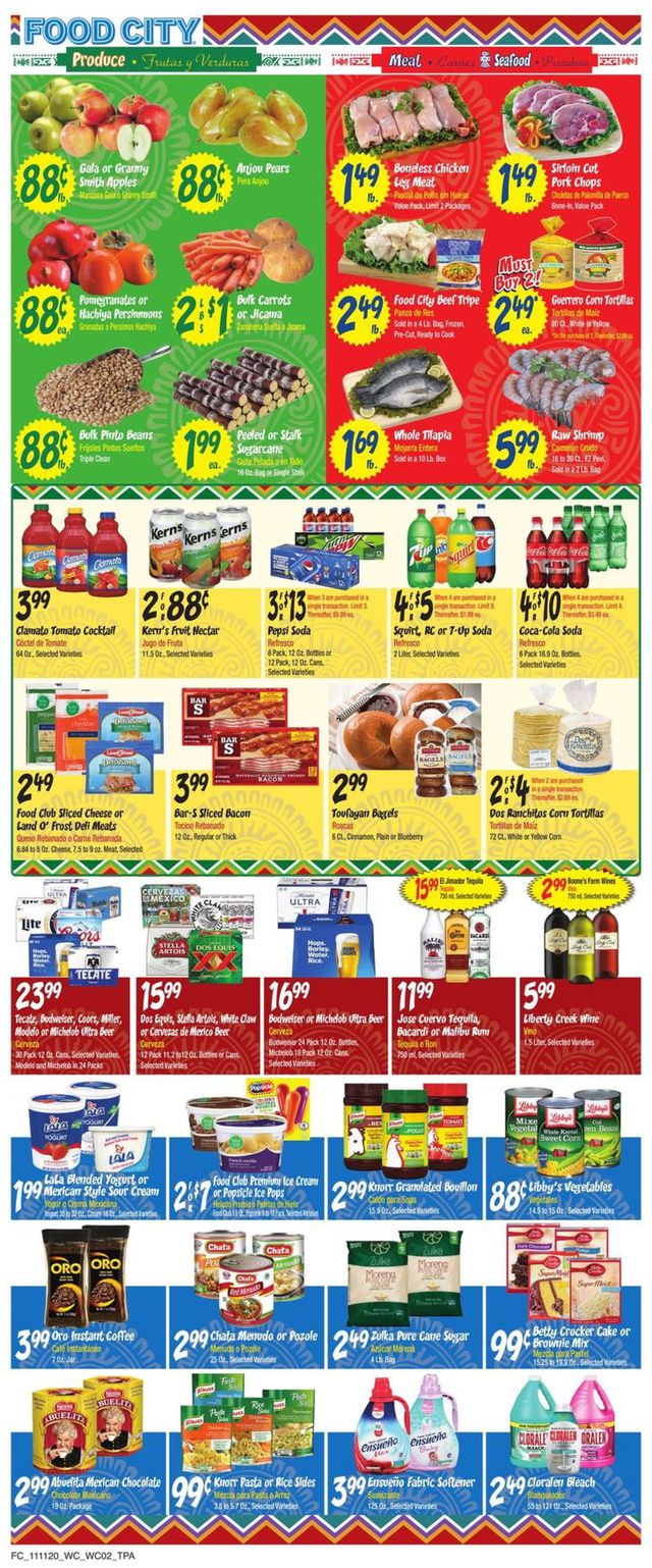Food City Ad from 11/13/2020
