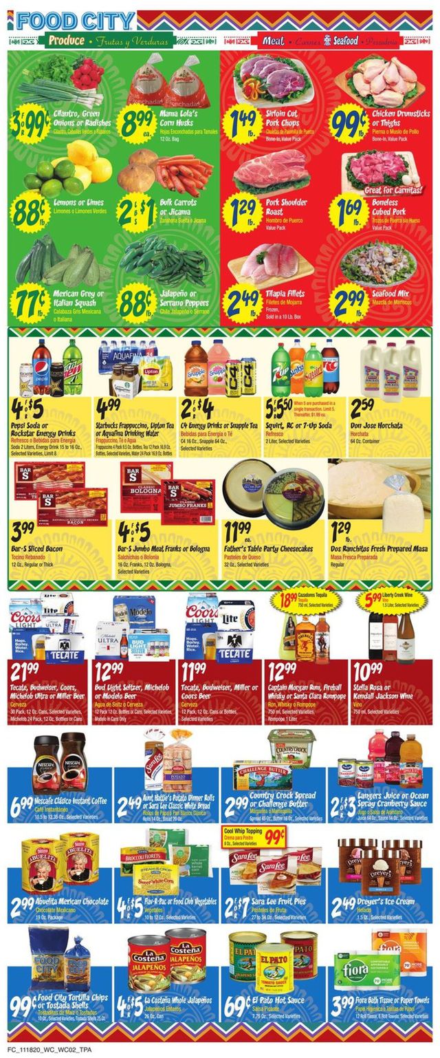 Food City Ad from 11/18/2020