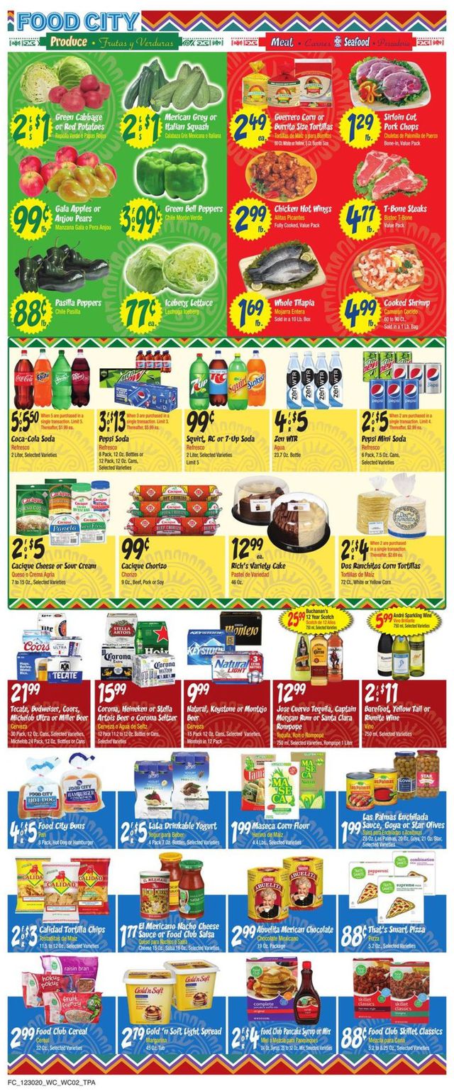 Food City Ad from 12/30/2020