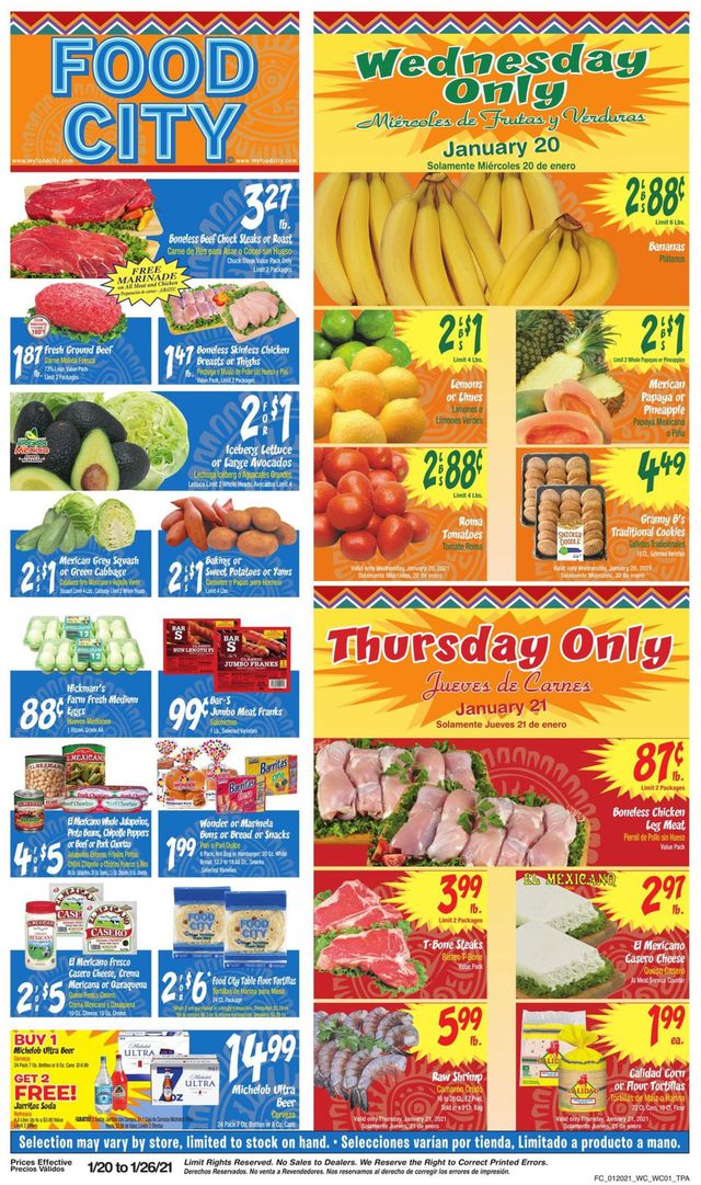 Food City Ad from 01/20/2021