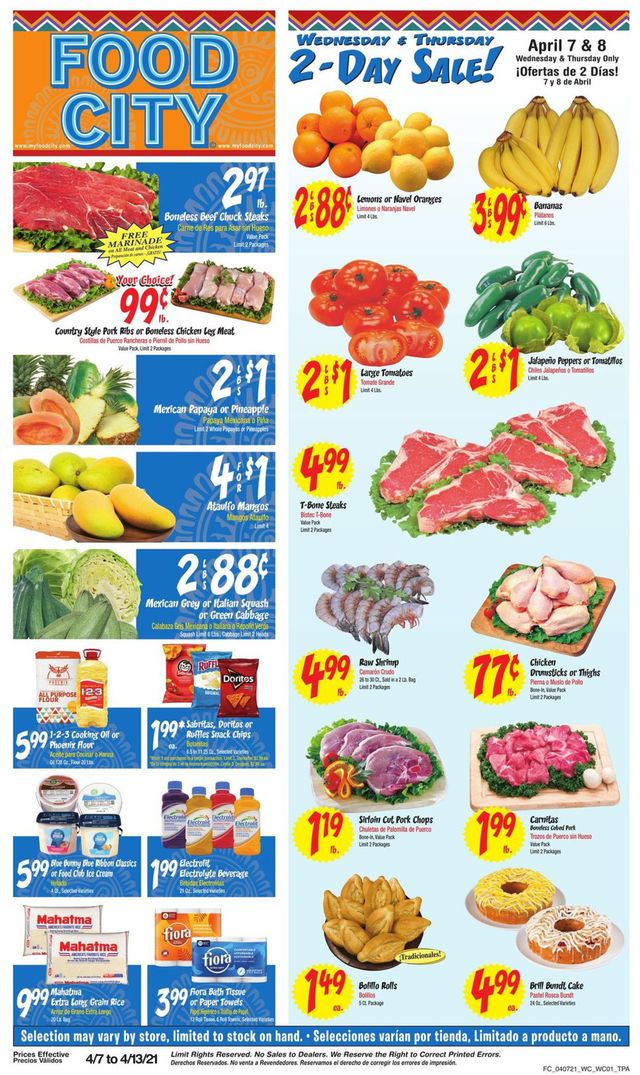 Food City Ad from 04/07/2021