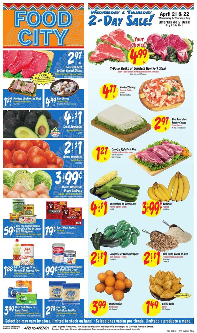 Food City Ad from 04/21/2021