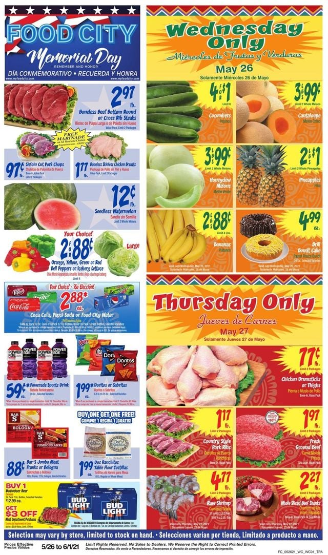 Food City Ad from 05/26/2021