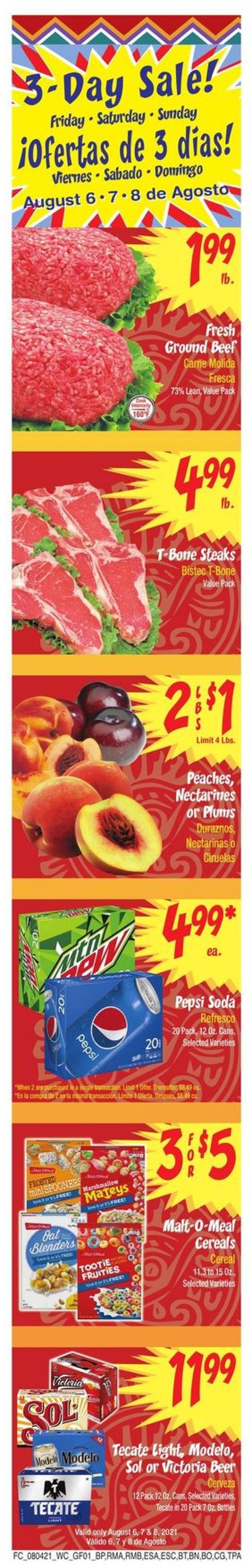 Food City Ad from 08/04/2021