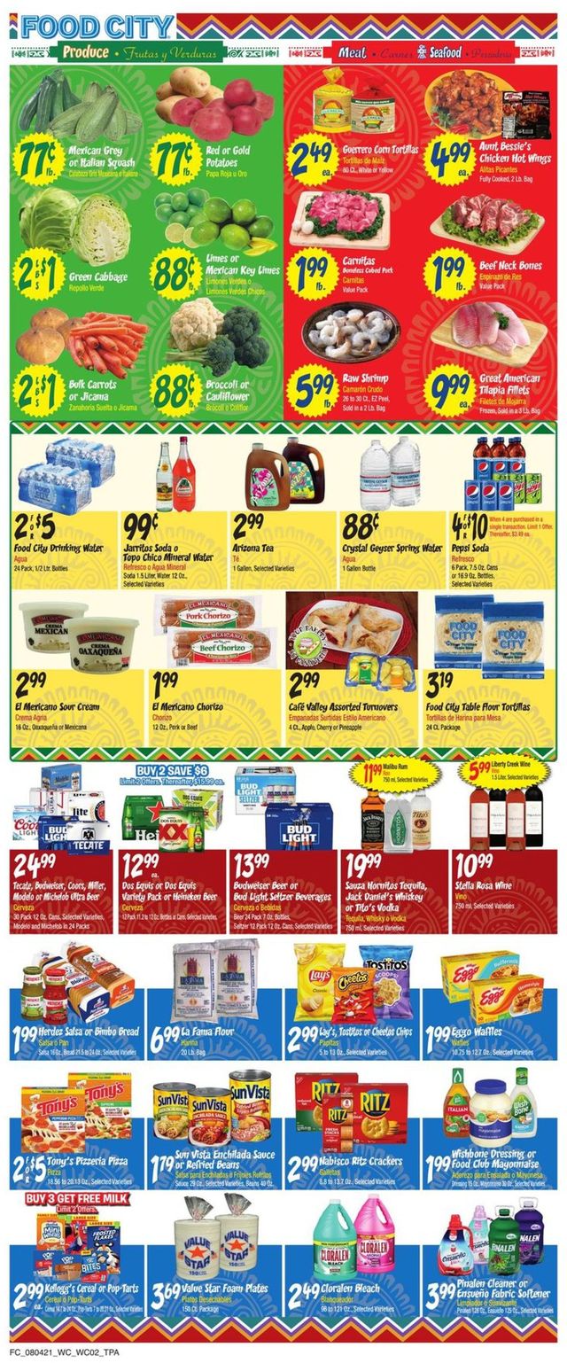 Food City Ad from 08/04/2021