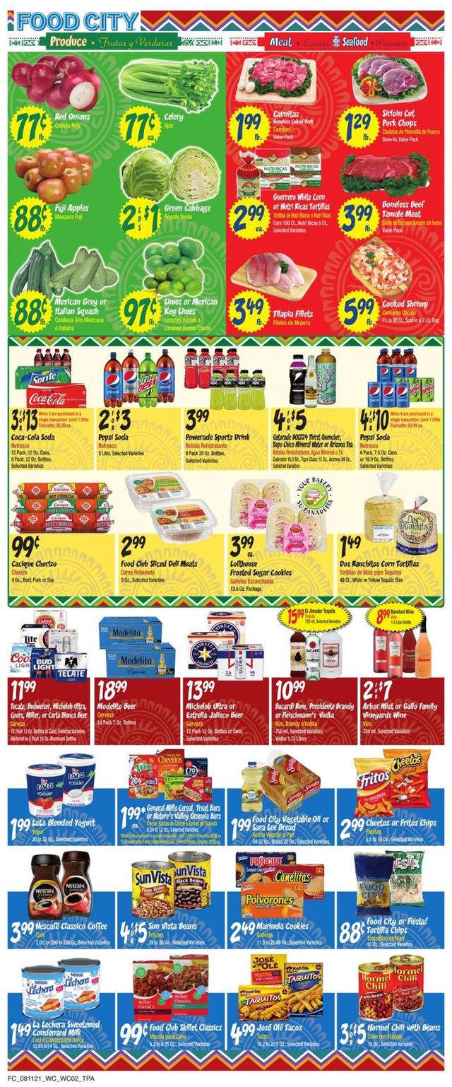 Food City Ad from 08/11/2021