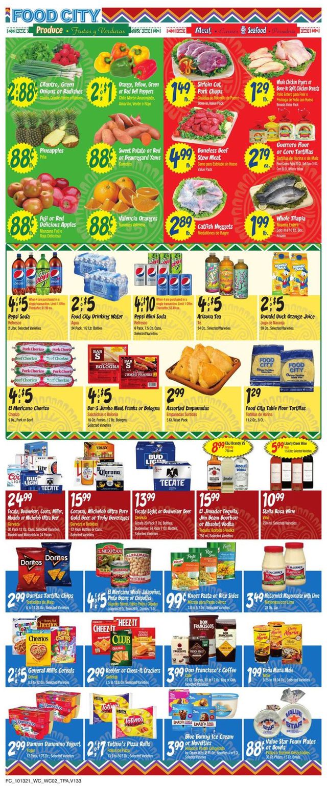 Food City Ad from 10/13/2021