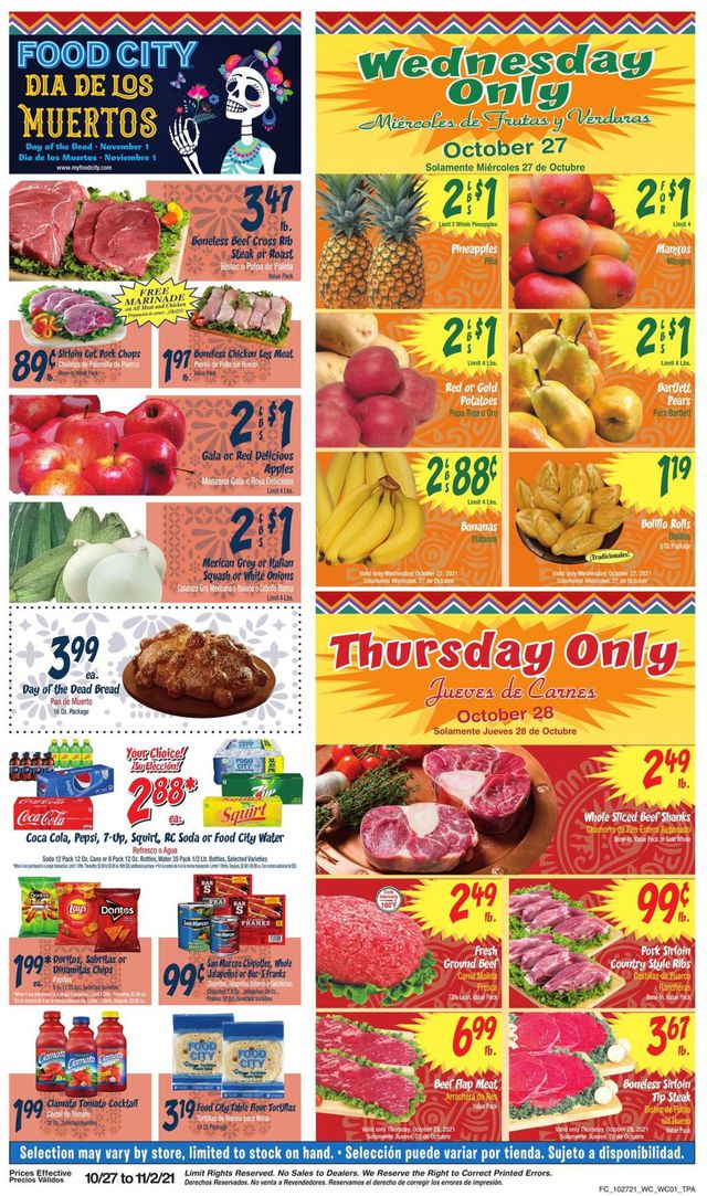 Food City Ad from 10/27/2021