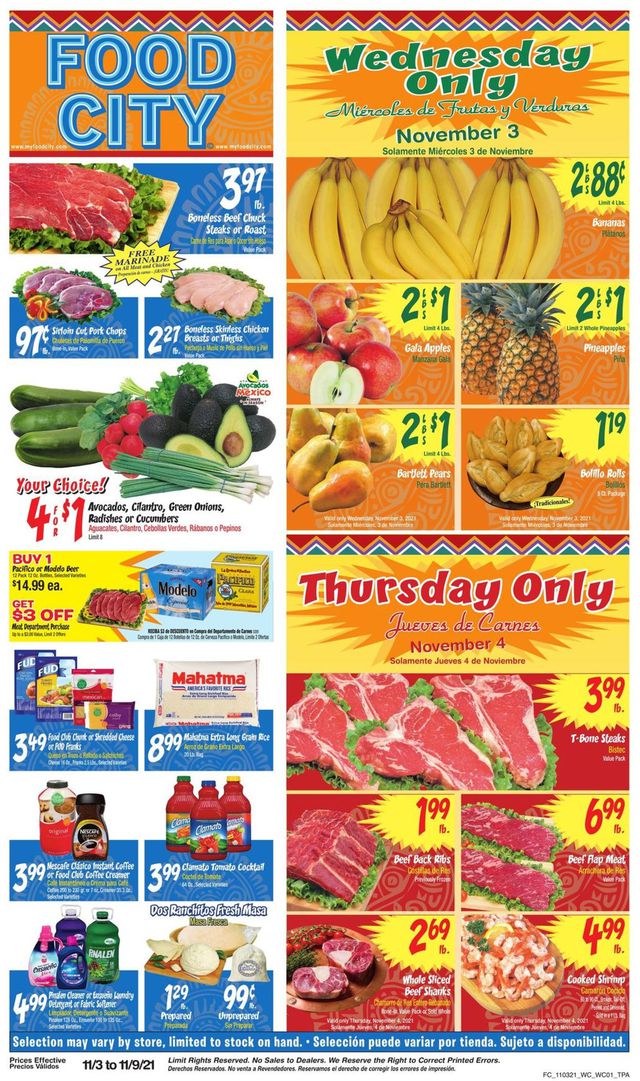 Food City Ad from 11/03/2021