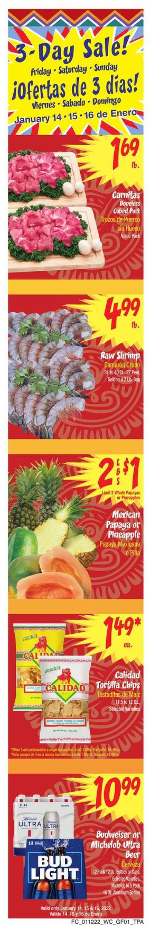 Food City Ad from 01/12/2022