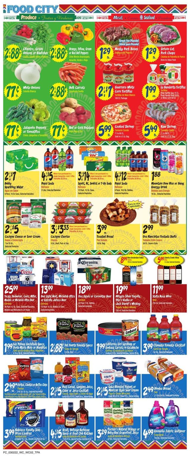 Food City Ad from 03/02/2022