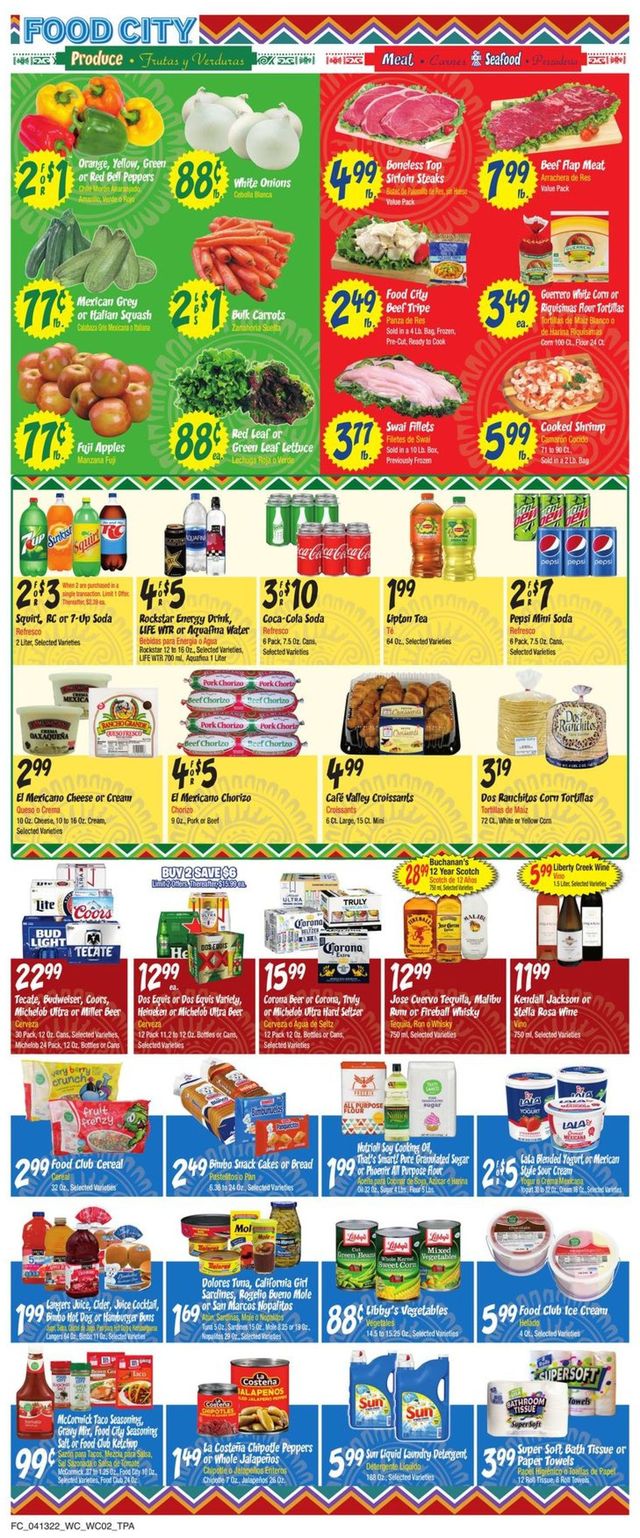 Food City Ad from 04/13/2022