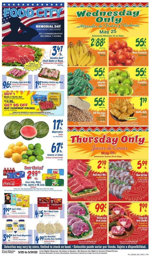 Food City Ad from 05/25/2022