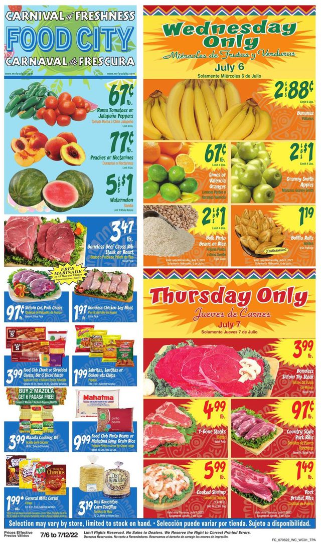 Food City Ad from 07/06/2022