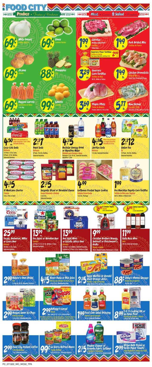 Food City Ad from 07/13/2022