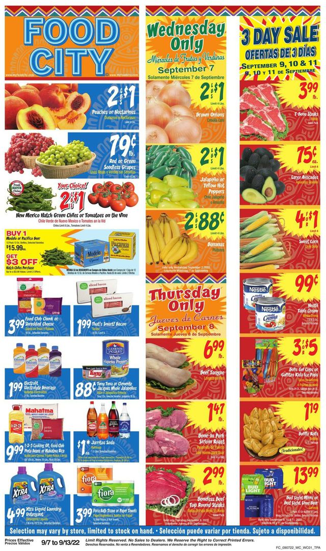 Food City Ad from 09/07/2022